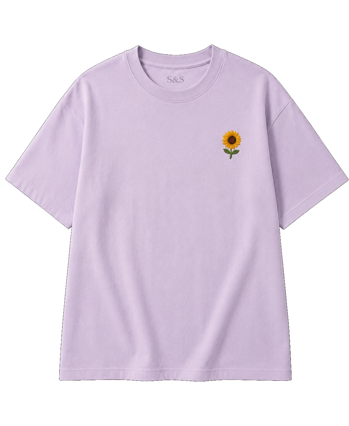 Sunflower lilac oversized T-shirt