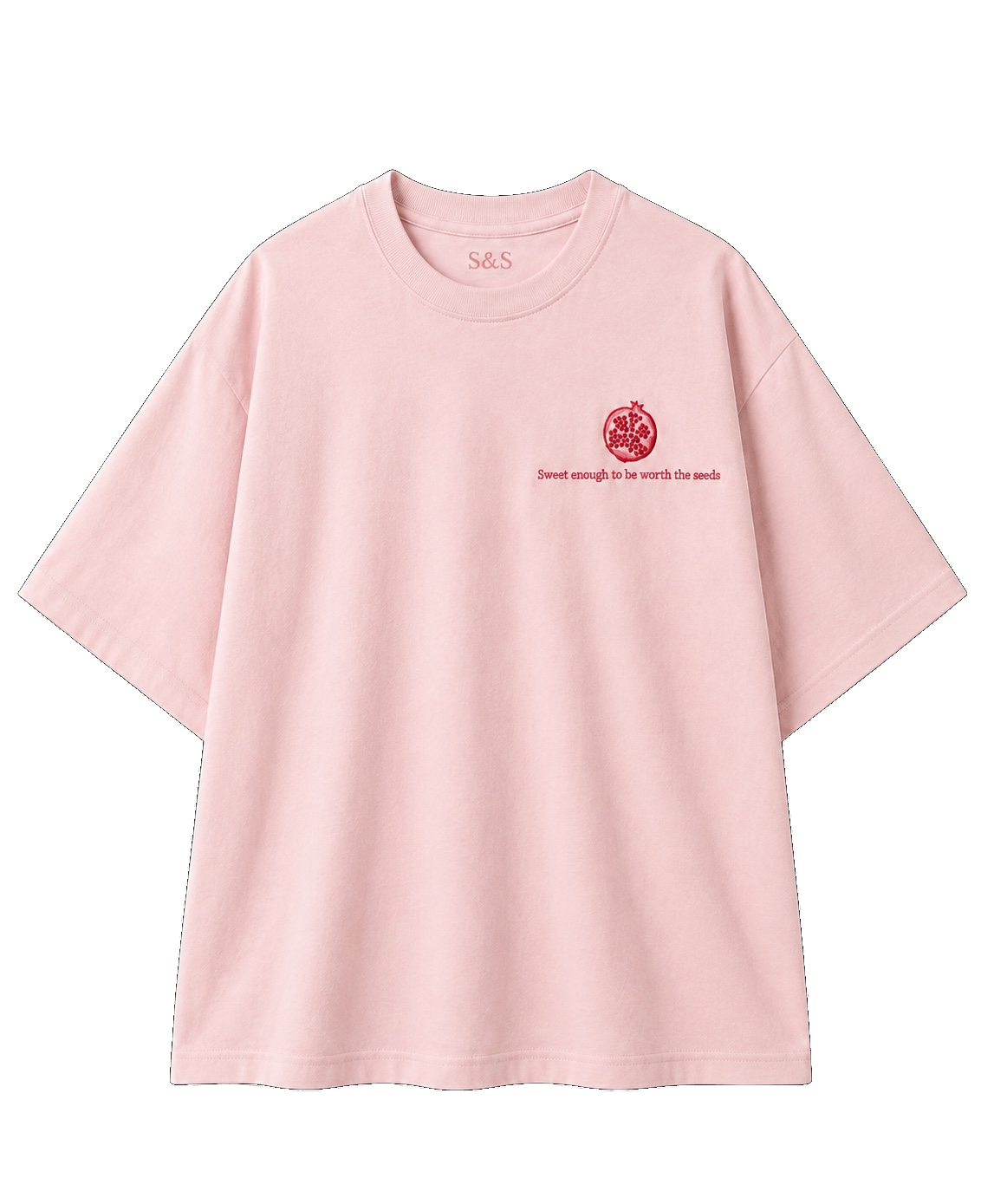 Sweet Enough pink oversized T-shirt